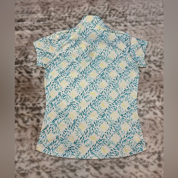 Tournament collection Polo Shirt Women Large Multicolor Light Blue, Yellow - Picture 2 of 12